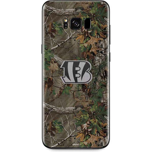 NFL Cincinnati Bengals Realtree Xtra Green Camo Galaxy S8 Plus Skin
